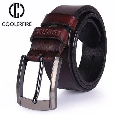 men high quality genuine leather belt accessories