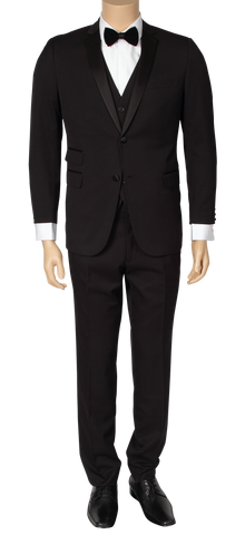 Slim Black Dinner Suit - HIRE